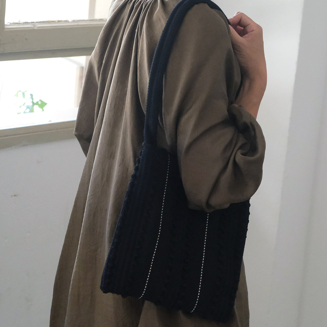 Antonello Tedde／MARIA PIA Righe doppie POUCH