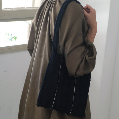 Antonello Tedde／MARIA PIA Righe doppie POUCH