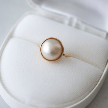 shuo'／【受注商品】Mabe Pearl RIng（7～11号）