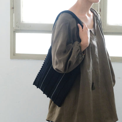 Antonello Tedde／MARIA PIA Righe doppie POUCH