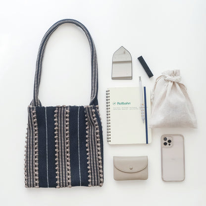 Antonello Tedde／MARIA PIA Righe doppie POUCH