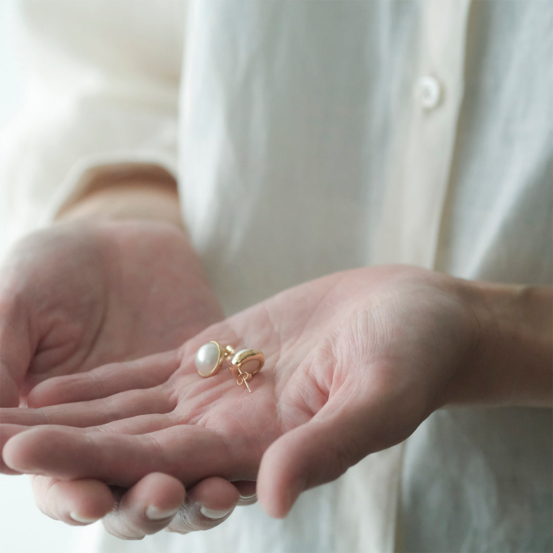 shuo'／【受注商品】Mabe Pearl Pierce