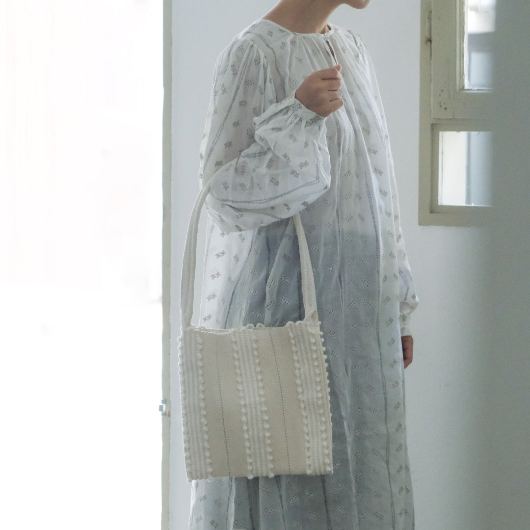 Antonello Tedde／MARIA PIA Righe doppie POUCH