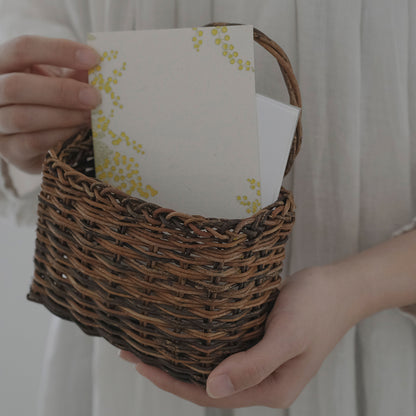 宮本工芸／あけびかご　状差し
