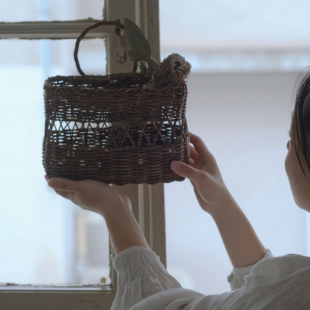 宮本工芸／あけびかご　状差し