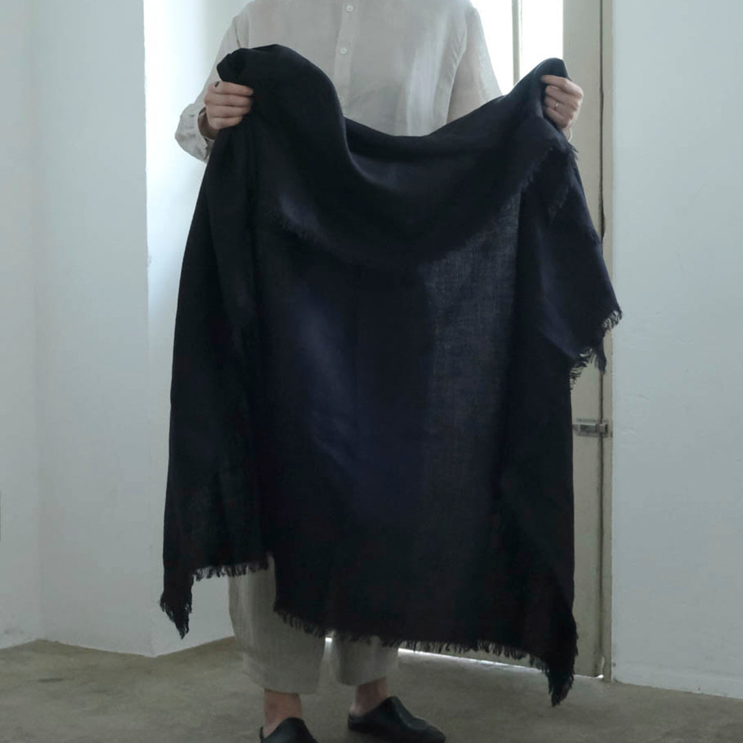 150cm×150cmサイズを広げた様子（ブラック）