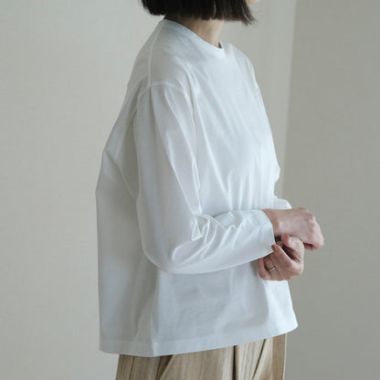 SALUÉ／white label スムース ロングスリーブTシャツ