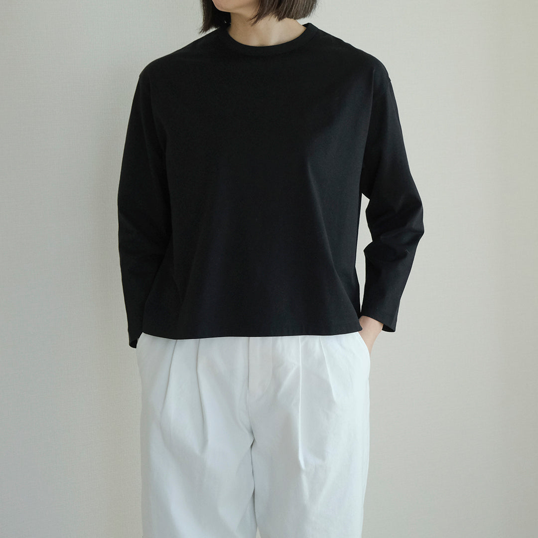 SALUÉ／white label スムース ロングスリーブTシャツ