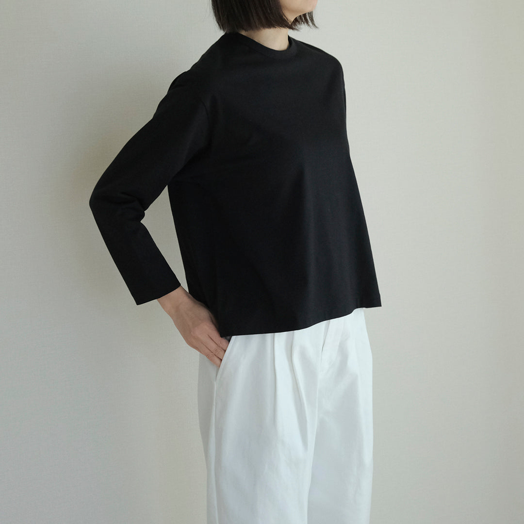 SALUÉ／white label スムース ロングスリーブTシャツ