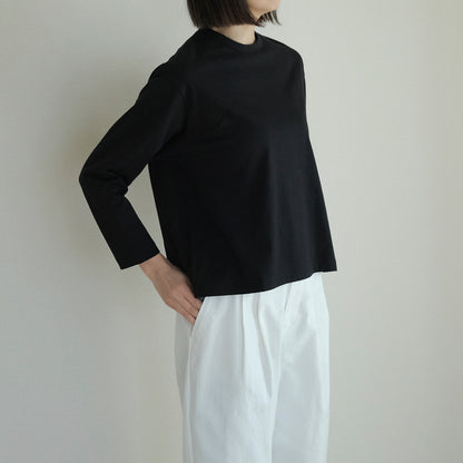 SALUÉ／white label スムース ロングスリーブTシャツ