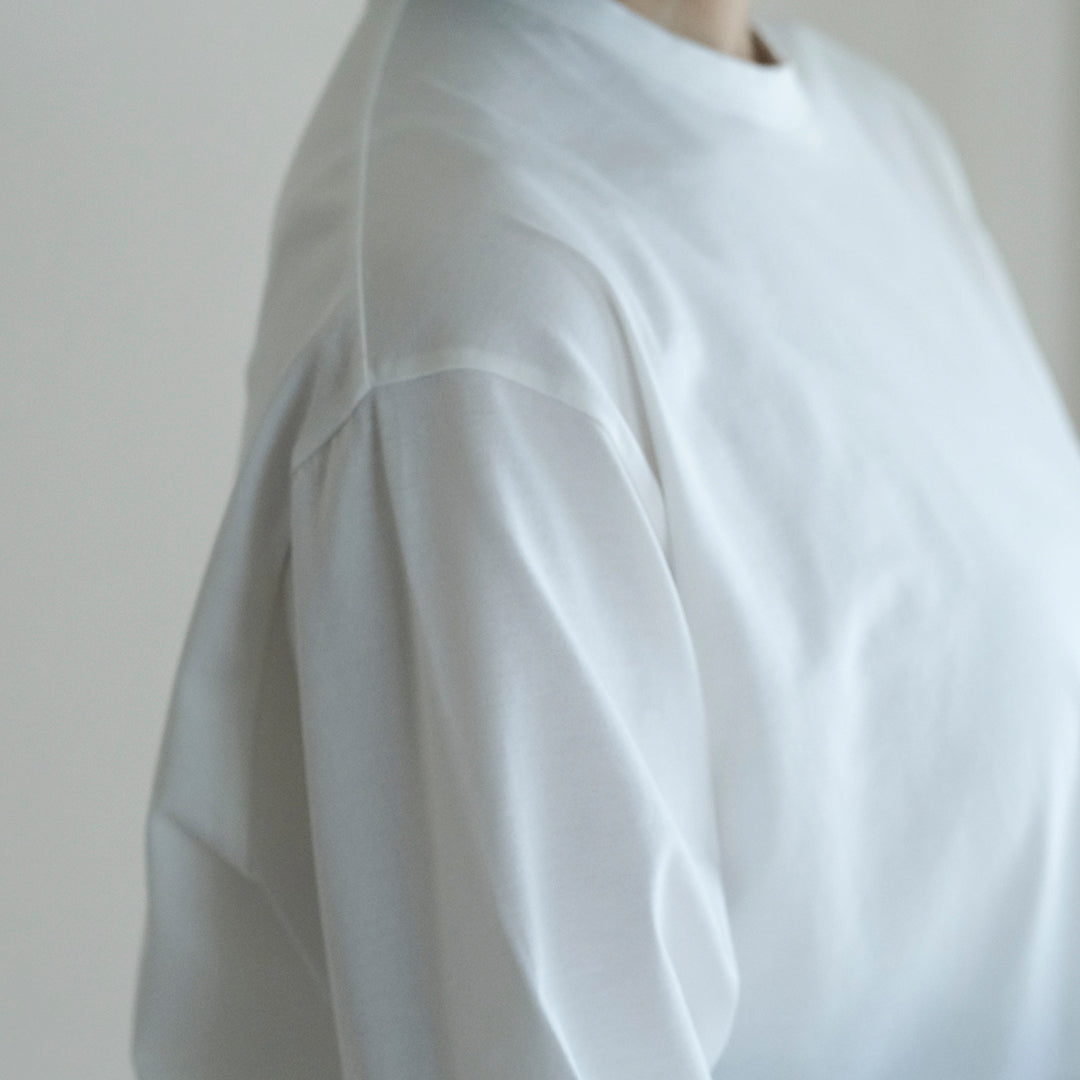 SALUÉ／white label スムース ロングスリーブTシャツ