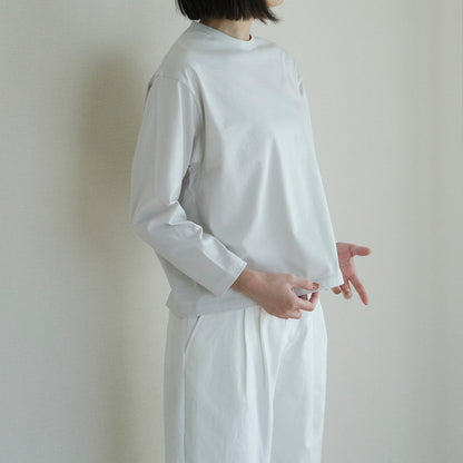 SALUÉ／white label スムース ロングスリーブTシャツ