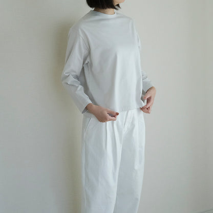 SALUÉ／white label スムース ロングスリーブTシャツ