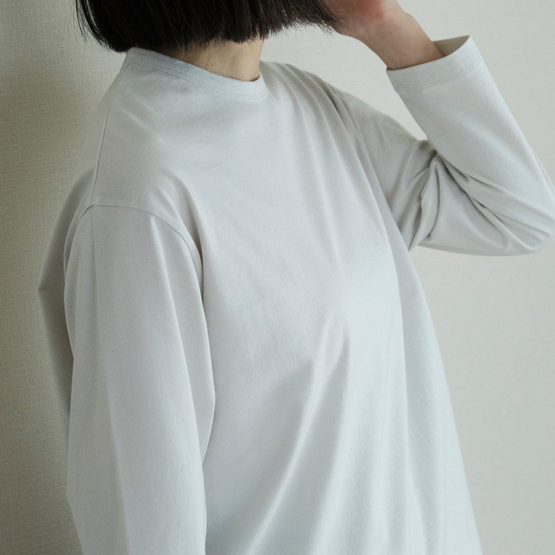 SALUÉ／white label スムース ロングスリーブTシャツ