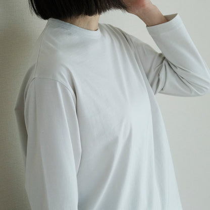 SALUÉ／white label スムース ロングスリーブTシャツ