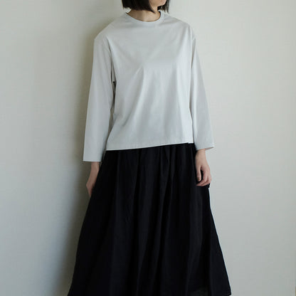 SALUÉ／white label スムース ロングスリーブTシャツ