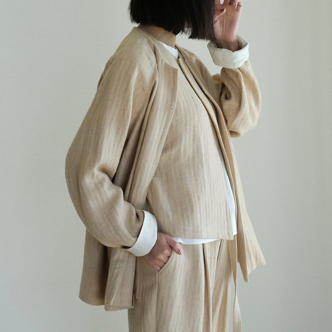 SALUÉ／white label スムース ロングスリーブTシャツ