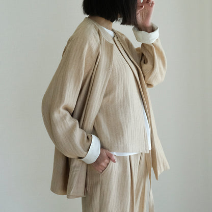 SALUÉ／white label スムース ロングスリーブTシャツ