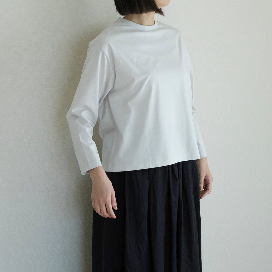 SALUÉ／white label スムース ロングスリーブTシャツ