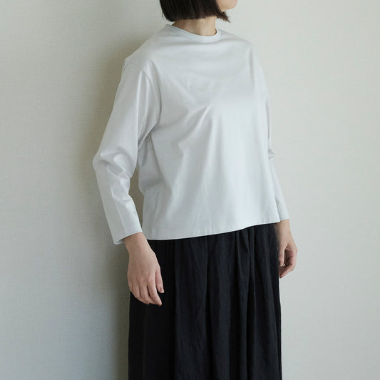 SALUÉ／white label スムース ロングスリーブTシャツ