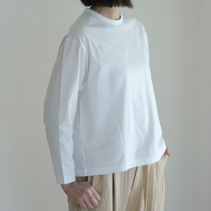 SALUÉ／white label スムース ロングスリーブTシャツ