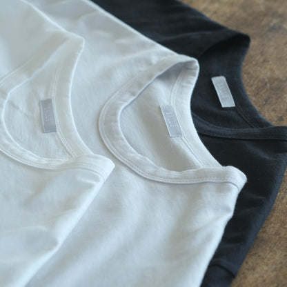 SALUÉ／white label スムース ロングスリーブTシャツ