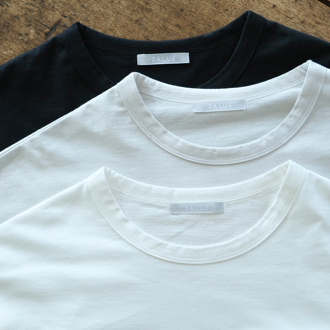 SALUÉ／white label スムース ロングスリーブTシャツ