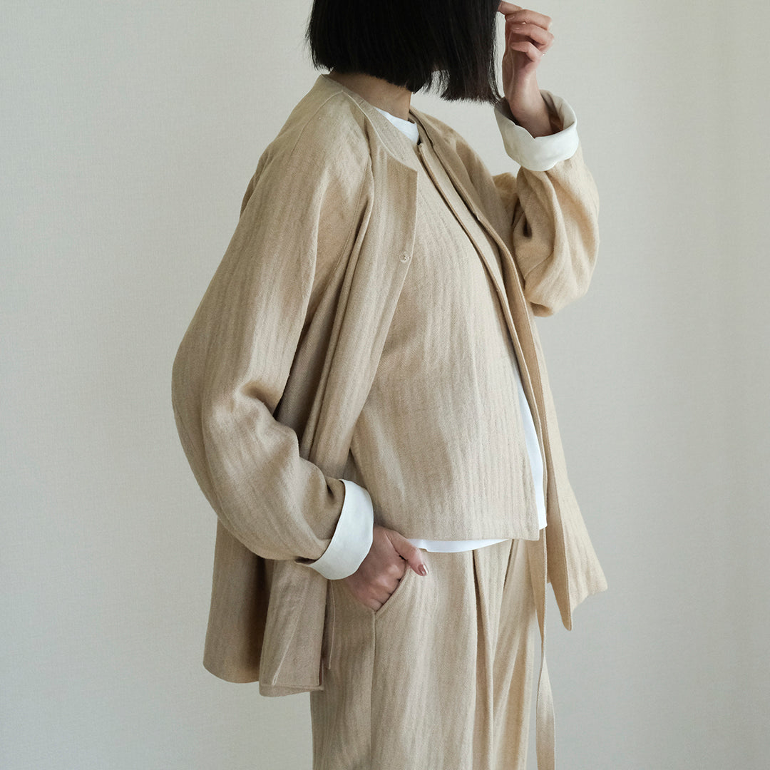 SALUÉ／white label スムース ロングスリーブTシャツ
