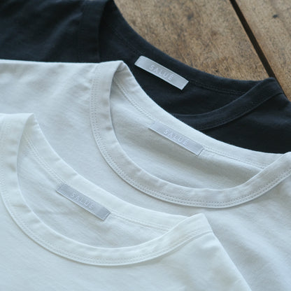 SALUÉ／white label スムース ロングスリーブTシャツ