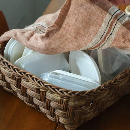 宮本工芸／【受注商品】あけびかご あじろ編み 整理かご