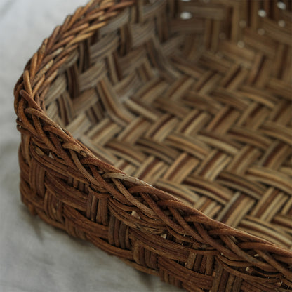 宮本工芸／【受注商品】あけびかご あじろ編み 整理かご