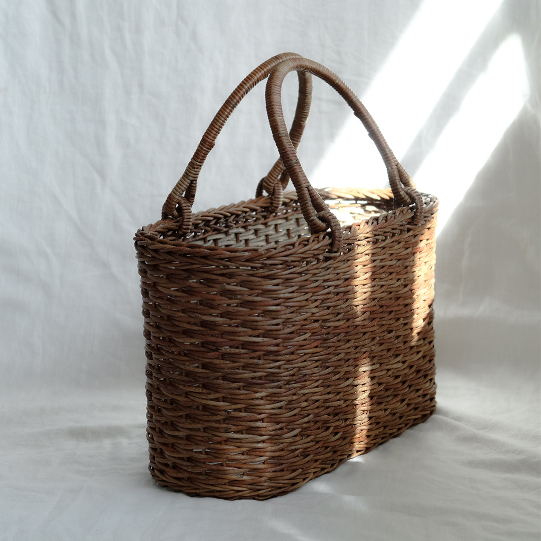 宮本工芸／【予約商品】あけびかご 薄型小松編 巻き手