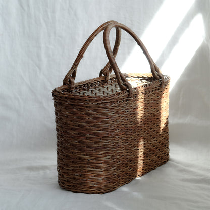 宮本工芸／【予約商品】あけびかご 薄型小松編 巻き手
