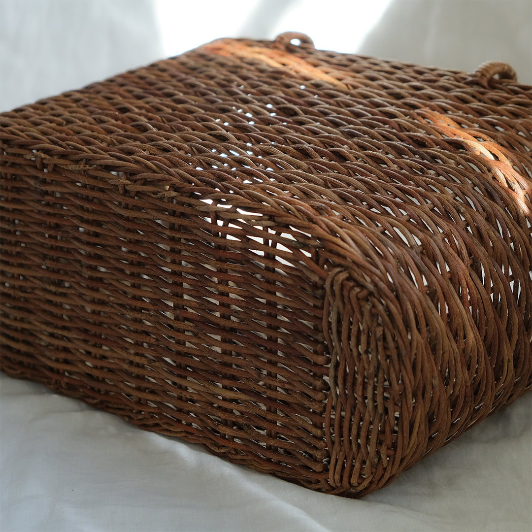 宮本工芸／【予約商品】あけびかご 薄型小松編 巻き手