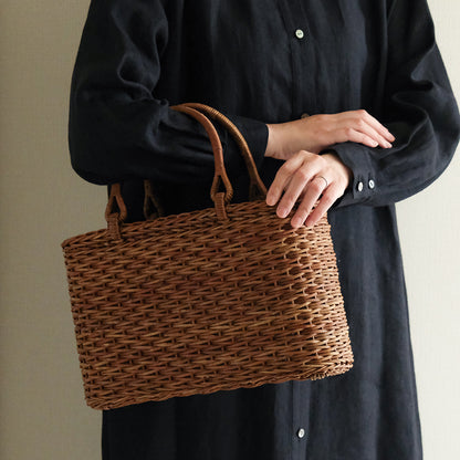 宮本工芸／【予約商品】あけびかご 薄型小松編 巻き手