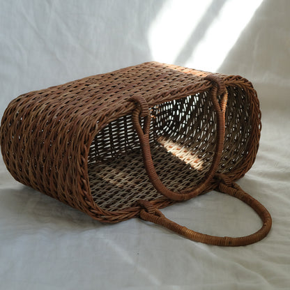 宮本工芸／【予約商品】あけびかご 薄型小松編 巻き手