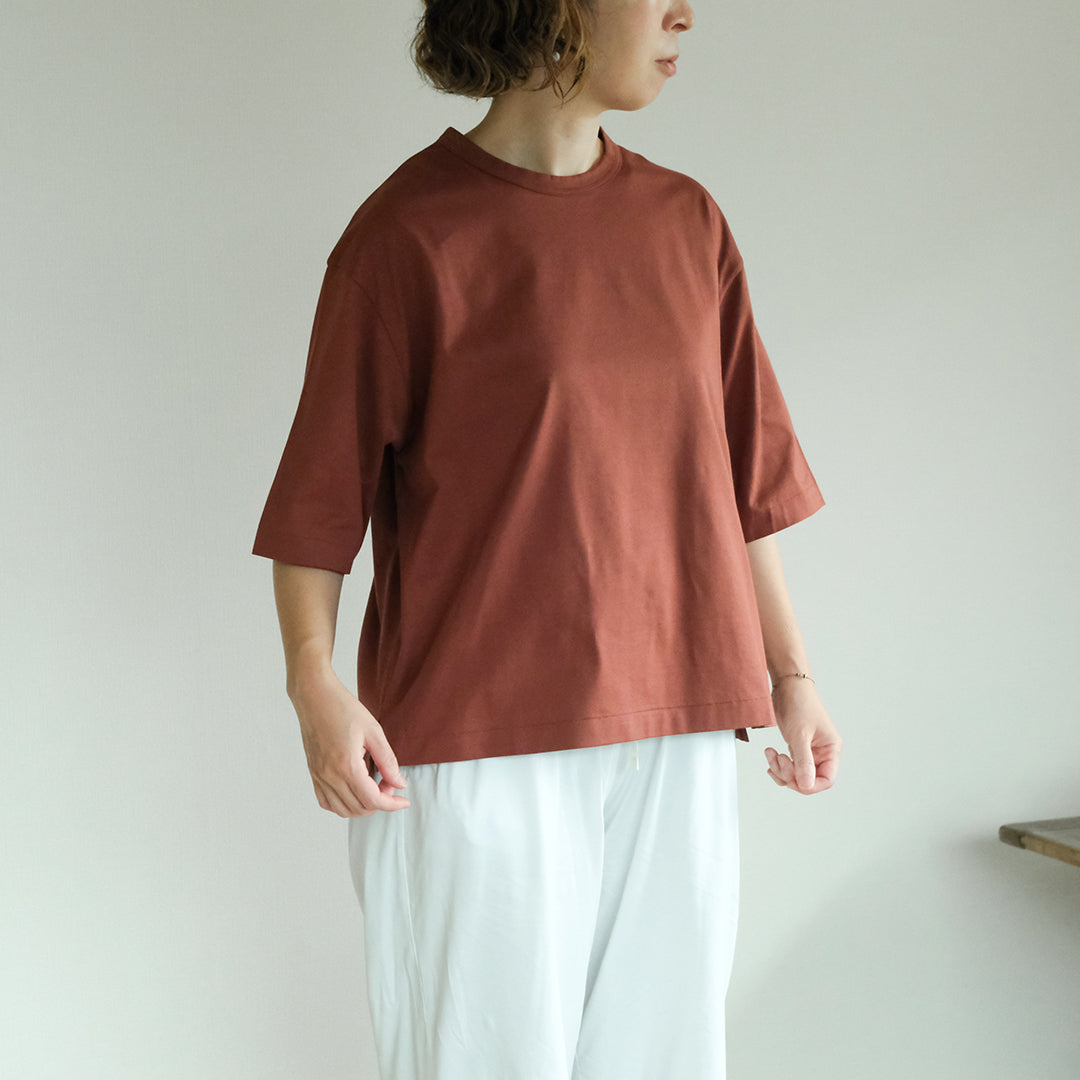 SALUÉ／white label スムース ハーフスリーブTシャツ