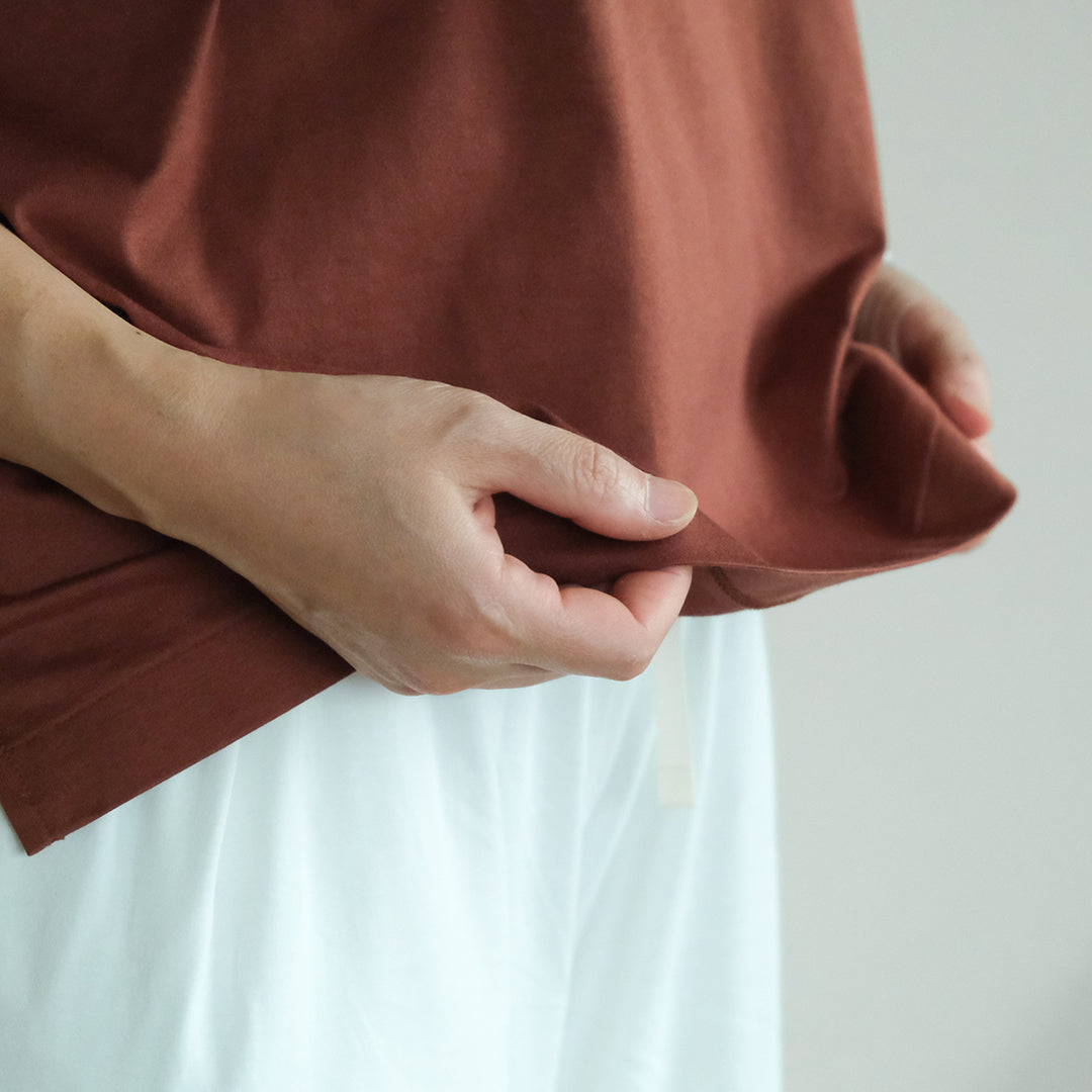 SALUÉ／white label スムース ハーフスリーブTシャツ
