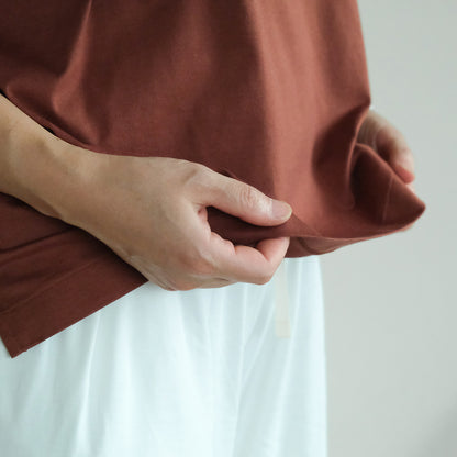 SALUÉ／white label スムース ハーフスリーブTシャツ