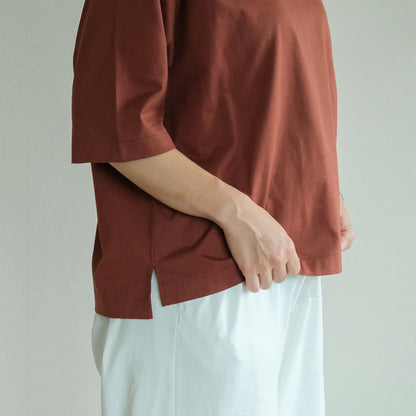SALUÉ／white label スムース ハーフスリーブTシャツ