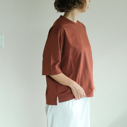 SALUÉ／white label スムース ハーフスリーブTシャツ