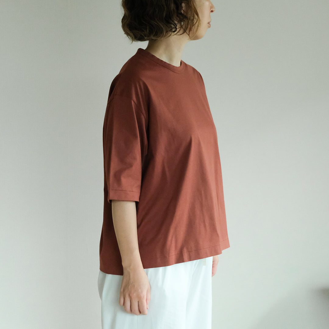 SALUÉ／white label スムース ハーフスリーブTシャツ