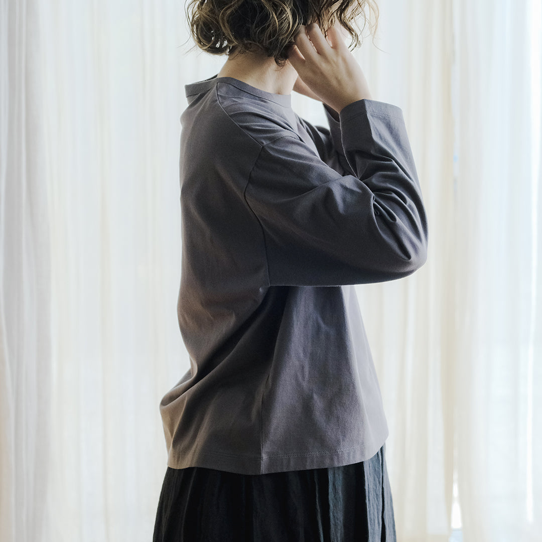 SALUÉ／white label スムース ロングスリーブTシャツ
