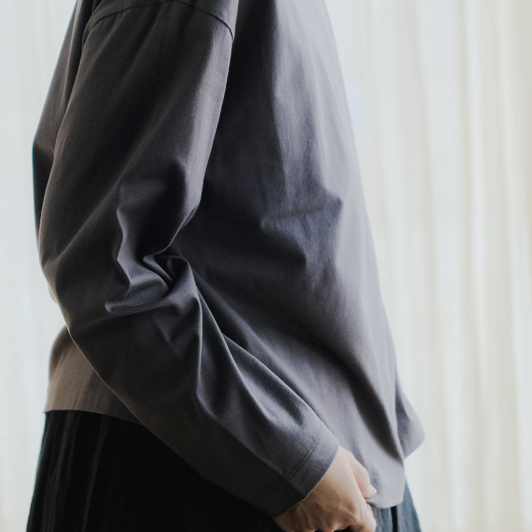 SALUÉ／white label スムース ロングスリーブTシャツ