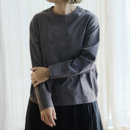 SALUÉ／white label スムース ロングスリーブTシャツ