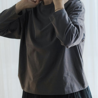 SALUÉ／white label スムース ロングスリーブTシャツ