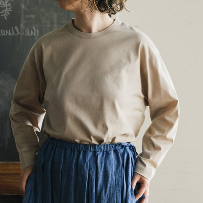 SALUÉ／white label スムース ロングスリーブTシャツ