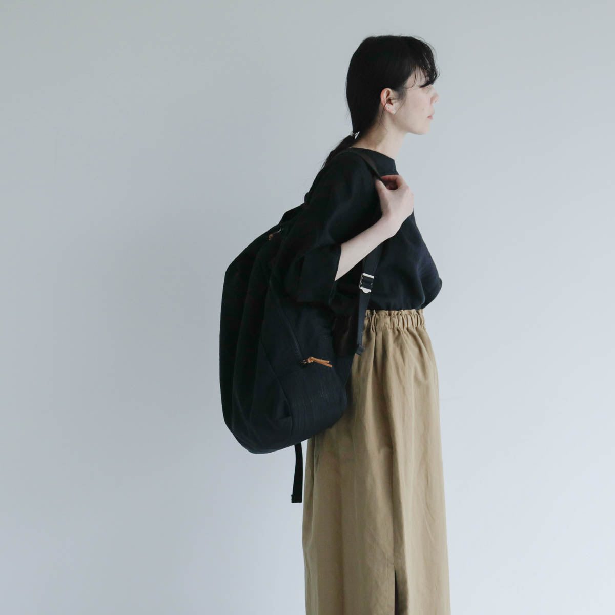 SALUÉ／【予約商品】ボートネックシャツ／リネン
