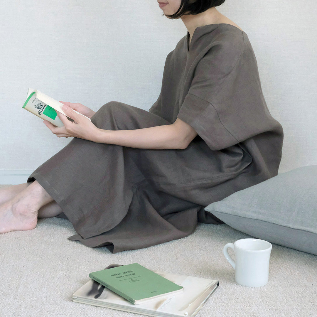 TLB HOME／TLB HOME ハーフスリーブ　カフタン