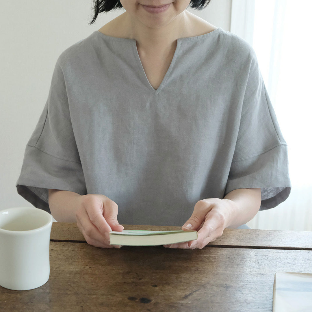 TLB HOME／TLB HOME ハーフスリーブ　カフタン